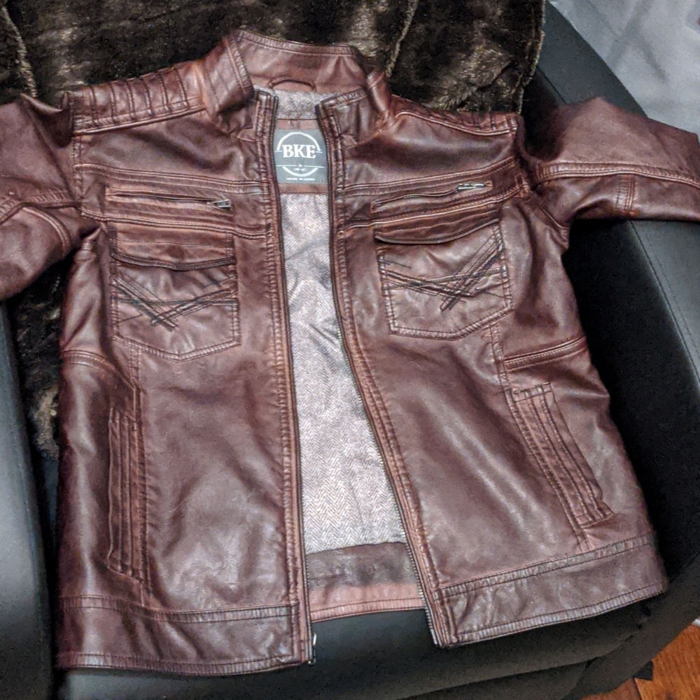 BKE Faux Leather Jacket